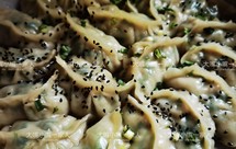 冰花荠菜猪肉煎饺