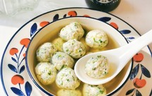 荠菜春笋丸子汤