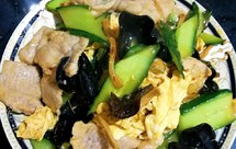 超～级正宗的木须肉（附黄瓜菱形片切法）