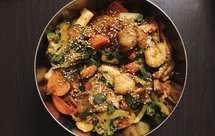 火锅底料炒麻辣香锅