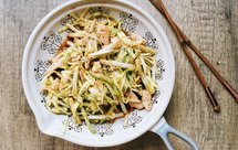 『韭黄炒鸡胸肉』减脂APP里的菜谱还挺好吃