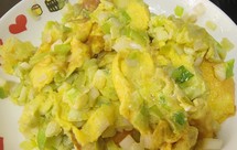 简单易做韭黄炒鸡蛋