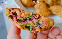 家常小吃--红苋菜粑粑