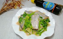 茼蒿炖带鱼