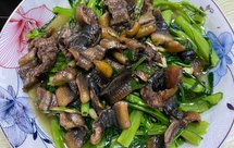 有寓意的空心菜炒黄鳝