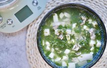 荠菜豆腐羹【北鼎养生壶食谱】