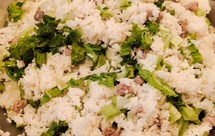 熊熊白白-咸肉芥菜猪油饭