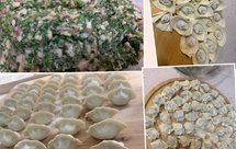 野菜春笋肉饺子～荠菜饺子～荠菜肉馄饨～手工饺子～春的气息