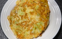 韭黄炒蛋饼