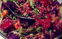 全素沙拉紫薯苦菊藜麦小米芒果火龙果