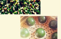 春日里的美食——马兰头青团