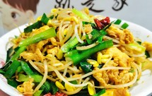 豆芽炒鸡蛋