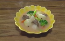 花的懒人料理之番茄酱牛奶味增浓汤锅