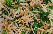 绿豆芽拌金针菇