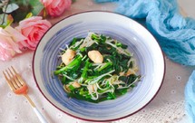 春天开始减脂咯~油豆腐韭菜绿豆芽