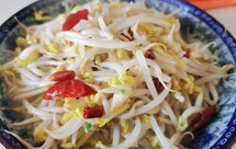 家常炝炒绿豆芽