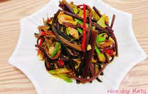 朝鲜族风味【炒蕨菜】可素可荤