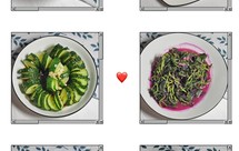 周末吃素点～红薯饭，凉拌豆芽，蓑衣黄瓜，蒜泥苋菜，香干炒毛豆，娃娃菜金针菇汤