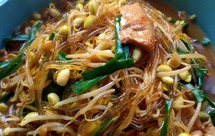 快手菜！黄豆芽炒粉丝，每次都能吃一大碗！