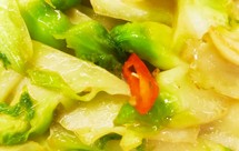 清炒娃娃菜头（芥菜头）