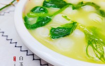 可爱又有嚼劲的白玉米汤圆