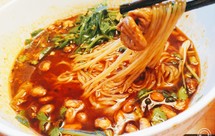 酸辣肥肠松茸粉--史上最美味酸辣粉