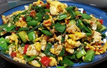 超级下饭蒜苗炒蛋