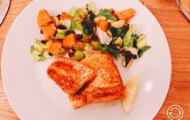 烤孢子甘蓝红薯丁沙拉