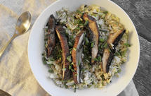 【健康三餐】蘑菇大麦抱子甘蓝沙拉