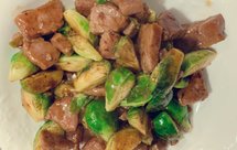 孢子甘蓝炒牛肉