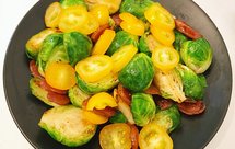 孢子甘蓝炒腊肠