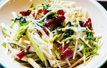 减肥必备|豆芽爱水芹