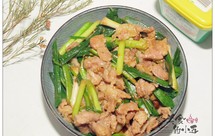 青蒜炒肉片，豆瓣酱是灵魂，鲜香入味好下饭