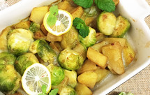 孢子甘蓝焗土豆