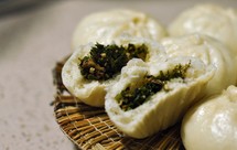 清香胡萝卜苗素菜包