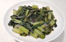 小美锅家宴之热菜（8）：清炒红菜苔