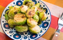 蜂蜜芥末炒球芽甘蓝