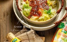 鸡汁蚝油西生菜-太太乐鲜鸡汁芝麻香油