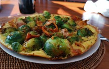 Keto Brussel sprout Omenlette