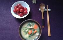 水芹猪肚疙瘩汤