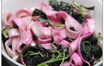 董太的私房菜--苋菜拌面