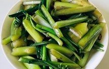 别出心裁的 --花椒炒红菜苔