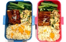 【每日便当#18】手撕鸡 | 增城迟菜心 | 蒲烧鳗鱼 | 红薯藜麦饭