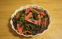 火腿红萝卜煮苋菜（范志红版）