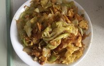 炒-粉丝包菜