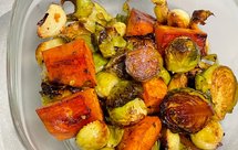 孢子甘蓝烤南瓜/红薯