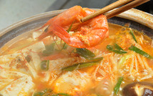 番茄泡菜海鲜锅