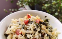 莴笋叶猪油菜饭（疫情封控期厨房生活记录之五）