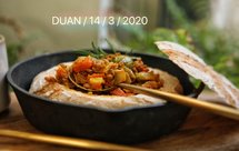 黄咖喱斯佩尔特小麦杂蔬面包碗 Vegetarian diet
