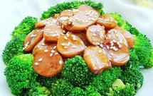 杏鲍菇扣西兰花